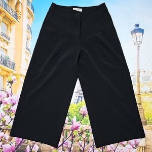 Ivan Grundahl Wide Leg Crop Black Pants Size 36 Copenhagen